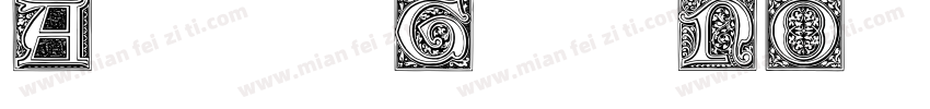 Aliernate Gothic NO 1字体转换